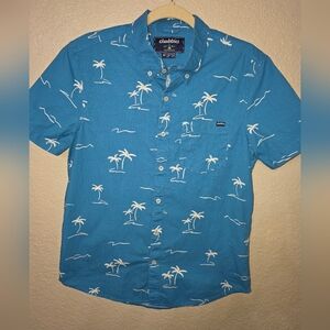 Chubbies Blue Palm Print Men's Shirt